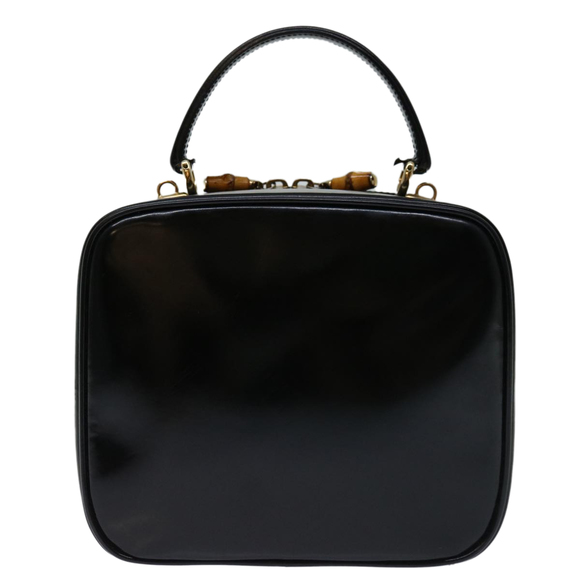 GUCCI Hand Bag Patent leather Black 000 270 0323 Auth 68516 - Picture 2 of 16